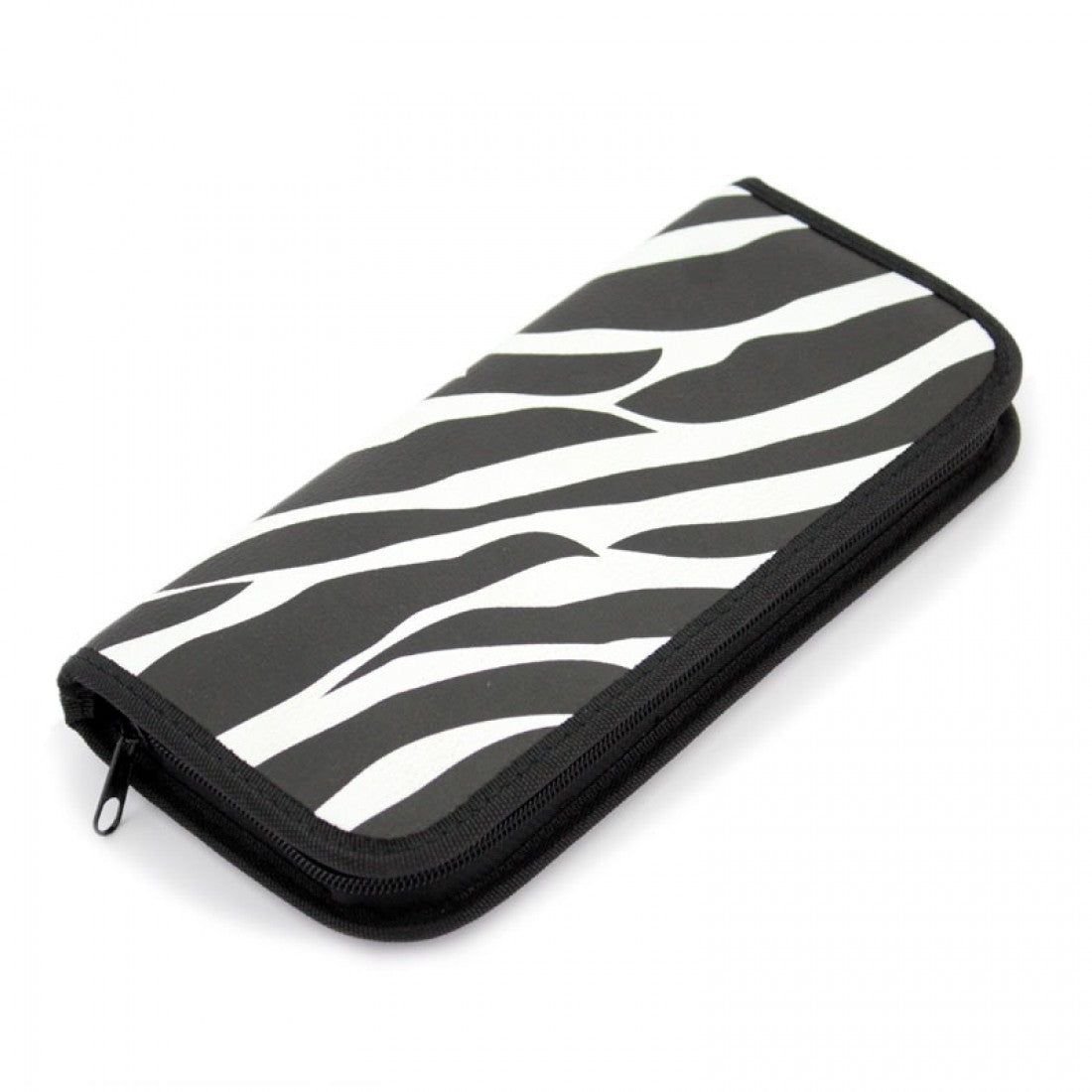 6-Piece Zebra Pattern Jewelry Tool Kit – Stylish Pliers Set with Travel Pouch for Beading & Wire Work