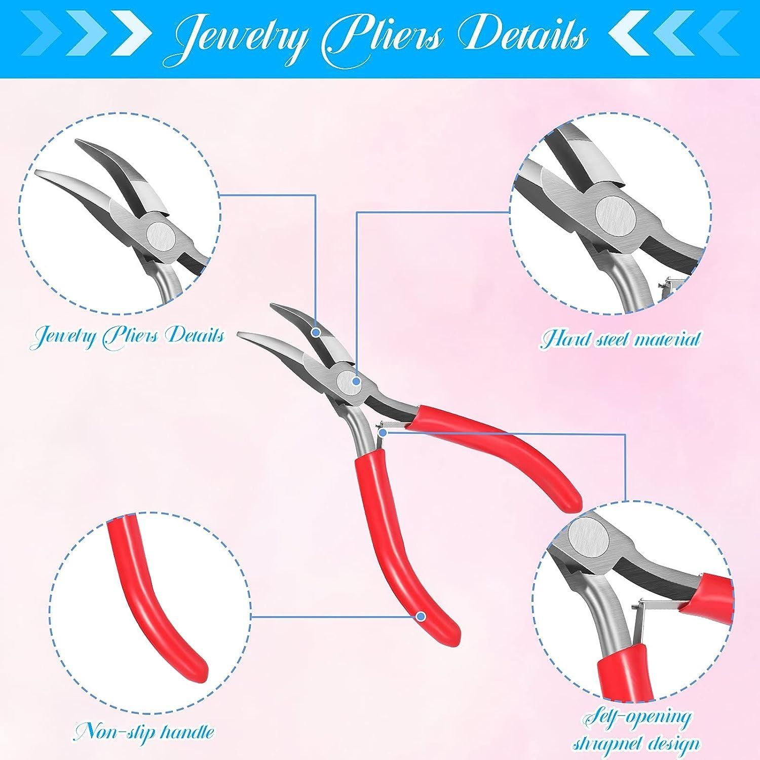 8-Piece Jewelry Making Pliers Kit – Multicolor Hand Tools for Beading, Wire Work & Crafting