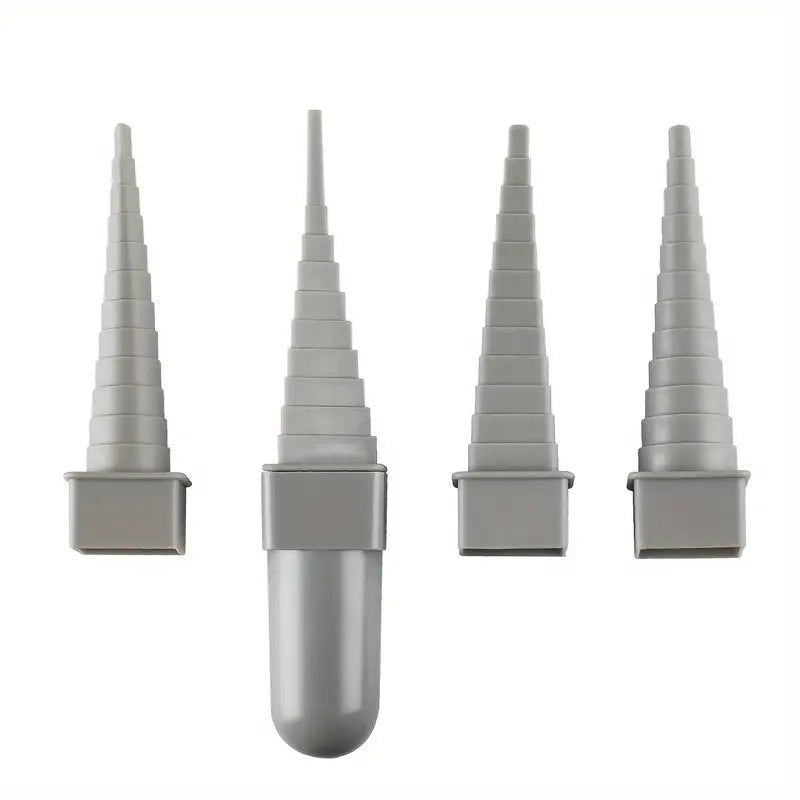 4-Piece Wire Wrapping Mandrel Set – Multi-Size Plastic Step Mandrels for Jewelry Making