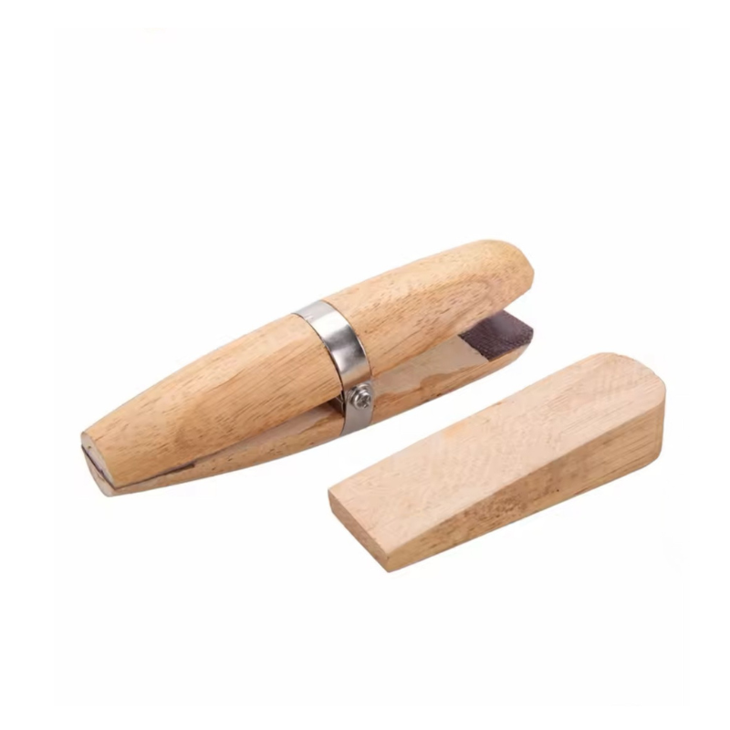 Wood Ring Clamp with Leather Jaw – Adjustable Holder for Engraving, Polishing & Repair