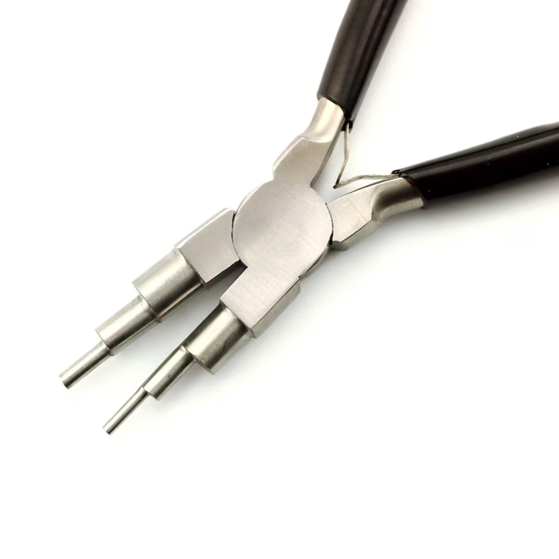 6-Step Looping Pliers – Multi-Size Round Jaw Pliers for Wire Wrapping & Jewelry Making