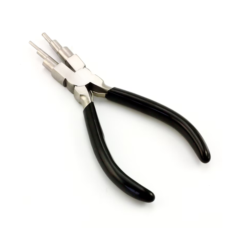 6-Step Looping Pliers – Multi-Size Round Jaw Pliers for Wire Wrapping & Jewelry Making
