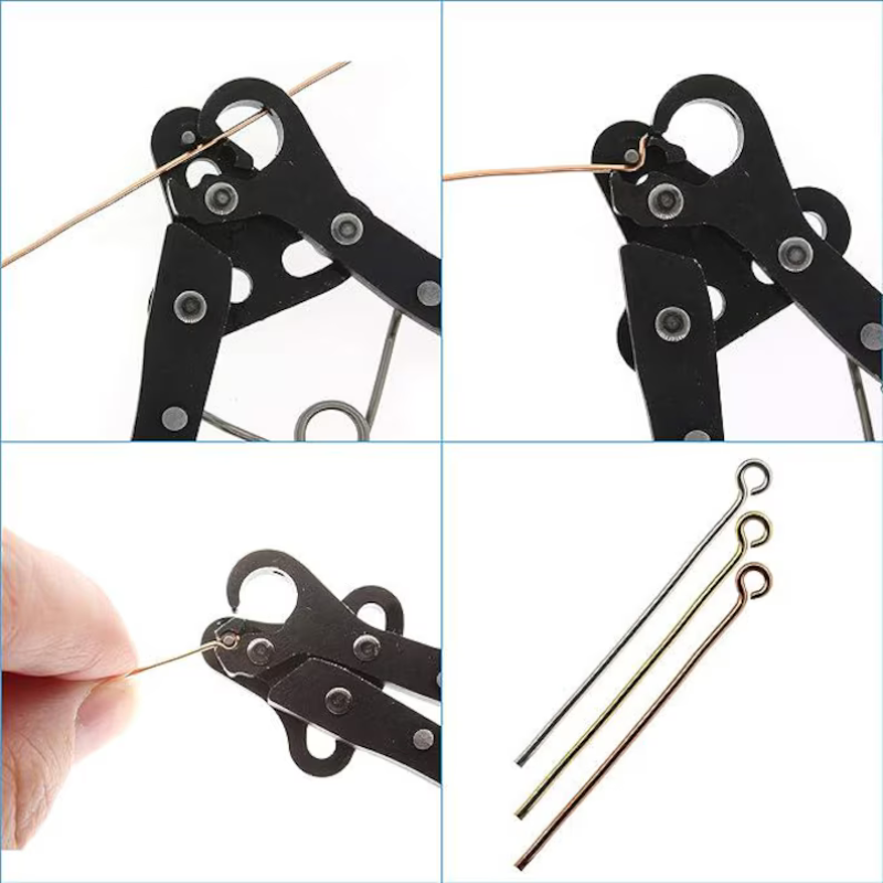 One-Step Looper Pliers Set – 1.5mm, 2.25mm & 3mm Loop Sizes for Jewelry & Wire Work