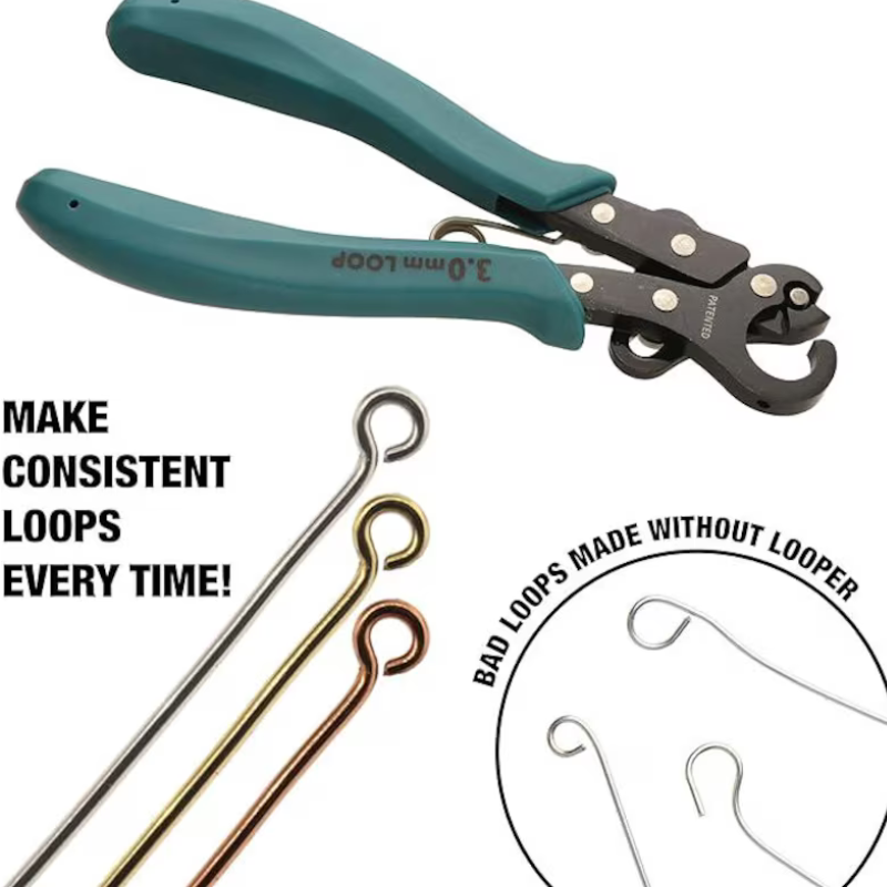 One-Step Looper Pliers Set – 1.5mm, 2.25mm & 3mm Loop Sizes for Jewelry & Wire Work