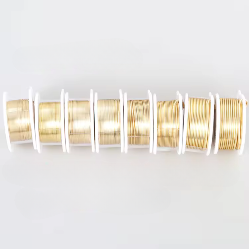 Starter Pack – 8 Spools Jewelry Wire Set (16–30 Gauge) | Non-Tarnish | Gold, Silver & Rose Gold