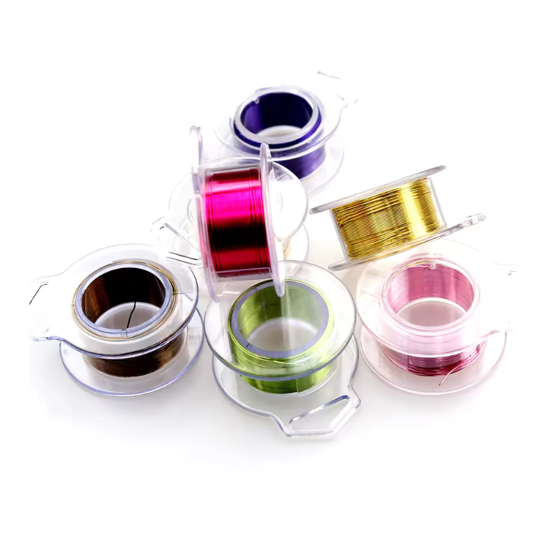 Silver-Plated Copper Wire – 20 Gauge, 10m Roll – Tarnish Resistant - Clear Plastic Reel