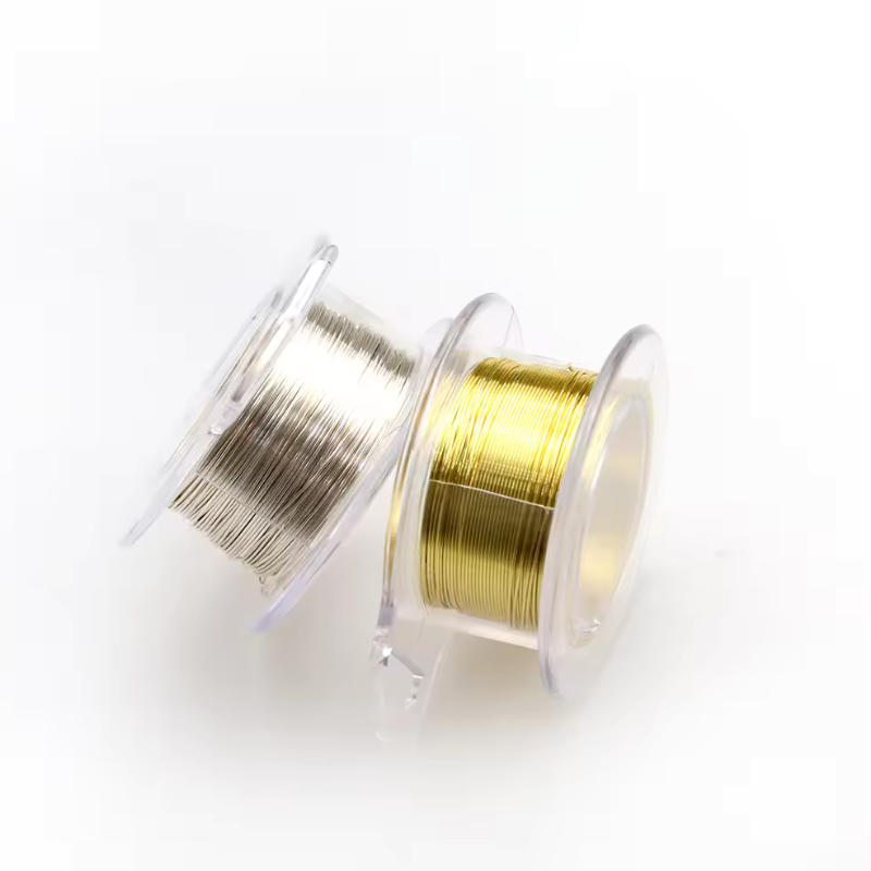 Silver-Plated Copper Wire – 20 Gauge, 10m Roll – Tarnish Resistant - Clear Plastic Reel