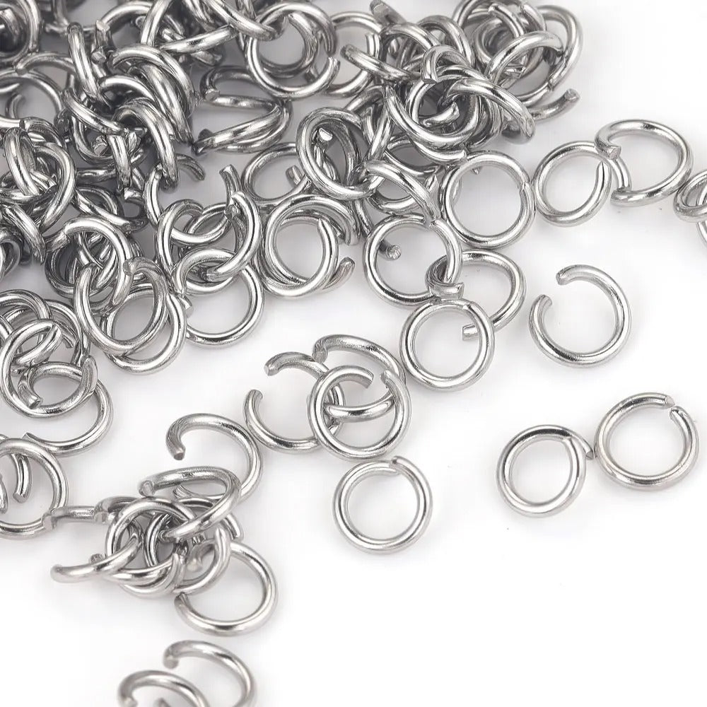 Stainless Steel  Open Jump Rings - 200 pcs