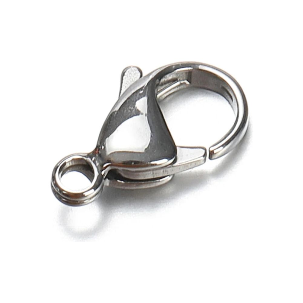 Lobster Claw Clasps - 200 Pcs - Stainless Steel  – Bulk Jewelry Making Supplies