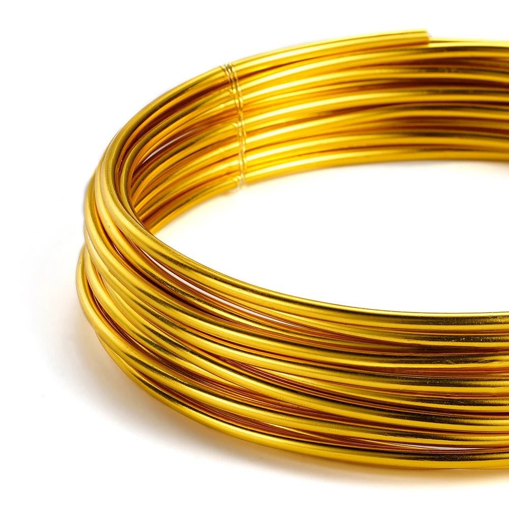 Aluminium Soft Round Wire –  Silver 2.5mm – Tarnish Resistant